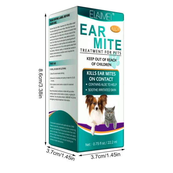 Ear cleaning for dogs and cats Elaimei