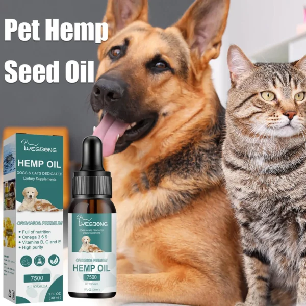 Aceite de CBD para mascotas estresadas, ansiosas o con dolor crónico Yegbong